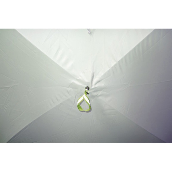 Баня походная Пингвин Призма (1-сл.) (каркас композит) бело/зеленый