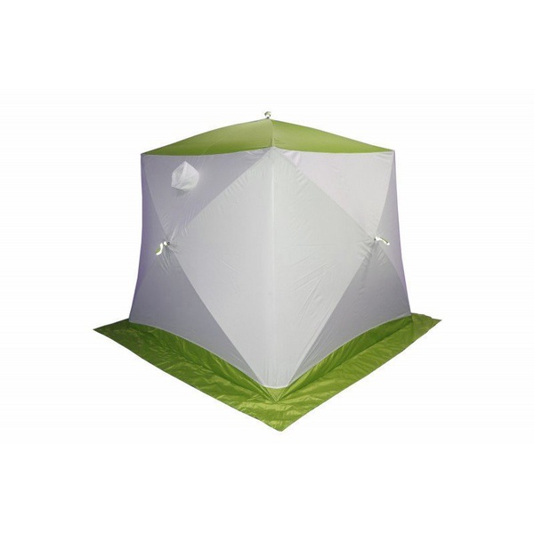 Баня походная Пингвин Призма (1-сл.) (каркас композит) бело/зеленый