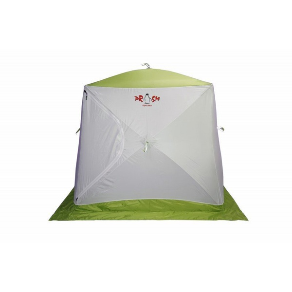 Баня походная Пингвин Призма Премиум (1-сл) (каркас композит) бело-зеленый