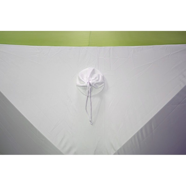 Баня походная Пингвин Призма Премиум (1-сл) (каркас композит) бело-зеленый