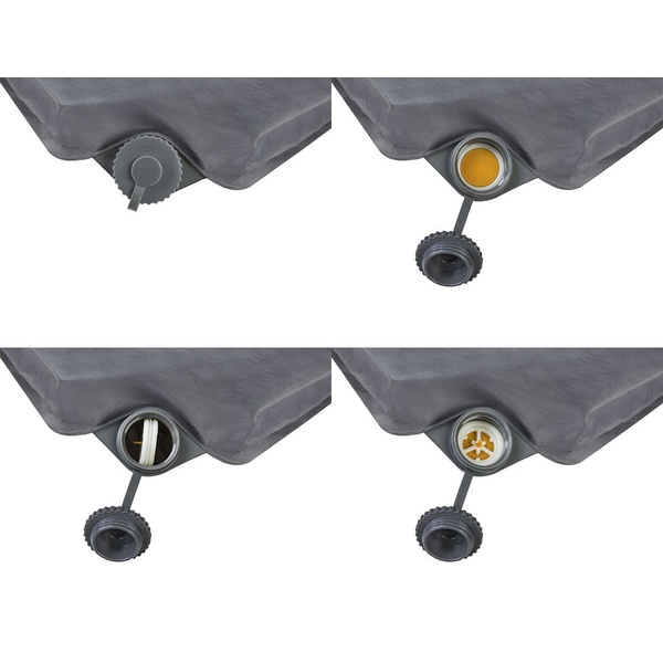 Коврик самонадувающийся Trek Planet Relax 70 Double Зелёный