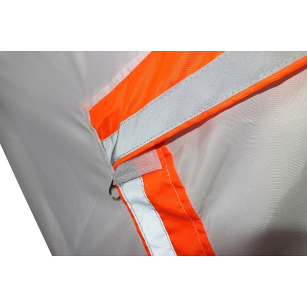 Всесезонная палатка Пингвин Призма Шелтерс Премиум (2-сл) (каркас В95Т1) бело/оранжевый