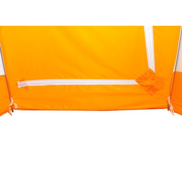 Палатка для зимней рыбалки Пингвин 2 (1-сл) (каркас В95Т1) бело/оранжевый