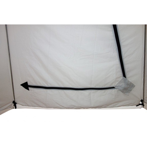 Палатка для зимней рыбалки Пингвин 3.5 (2-сл.) (каркас В95Т1) бело-синий