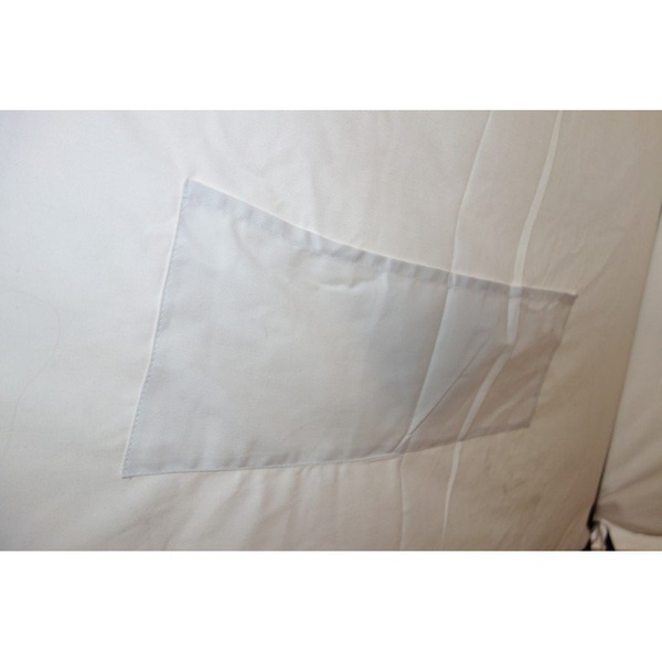 Палатка для зимней рыбалки Пингвин 3.5 (2-сл.) (каркас В95Т1) бело-синий