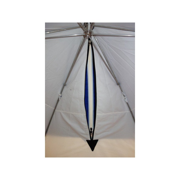 Палатка для зимней рыбалки Пингвин 3.5 (2-сл.) (каркас В95Т1) бело-синий