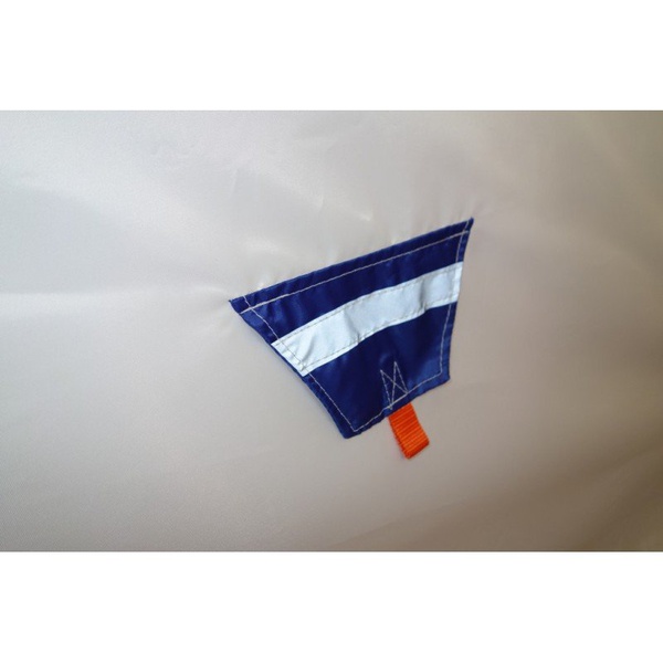 Палатка для зимней рыбалки Пингвин 3.5 (2-сл.) (каркас В95Т1) бело-синий