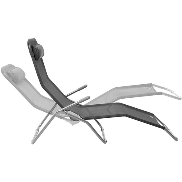 Шезлонг GoGarden Comfy Plus серый