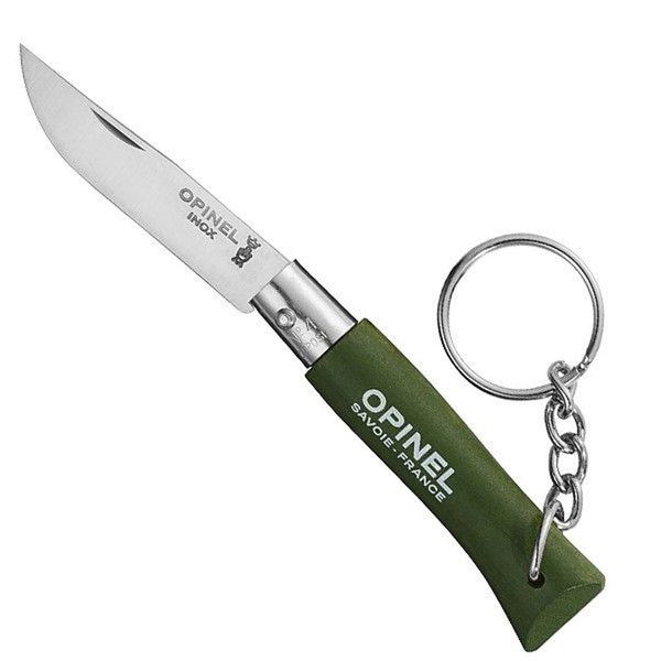 Нож-брелок Opinel №4 зелёный