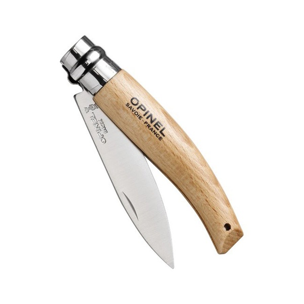 Нож Opinel №8 садовый, нержавеющая сталь, коробка