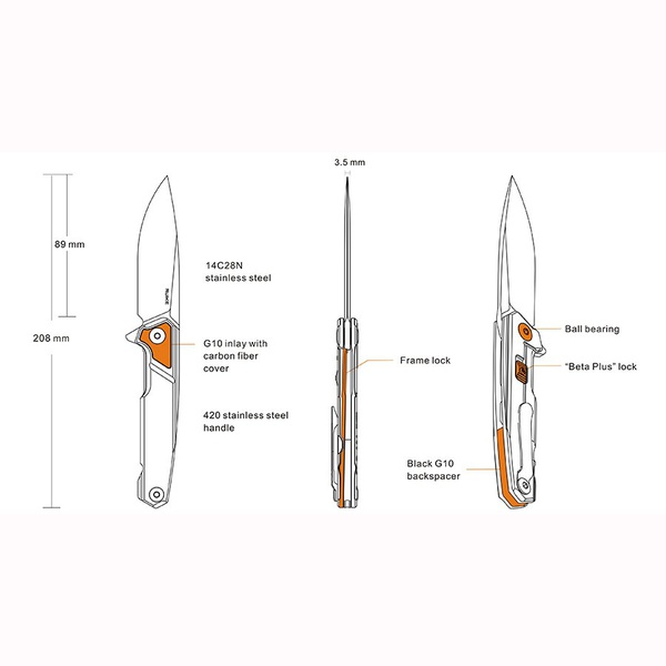 Нож Ruike P875-SZ