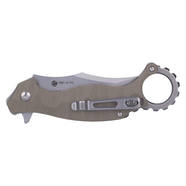 Нож Ruike P881 тёмно-бежевый