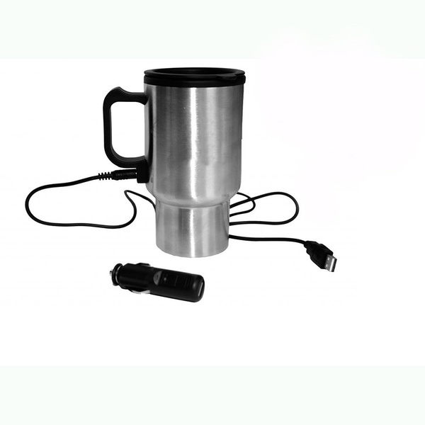Автокружка BTrace 450 мл, USB + 12 V