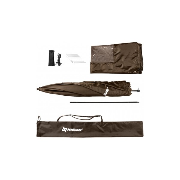 Зонт с тентом Nisus N-240-TP (2,4 м, прямой)