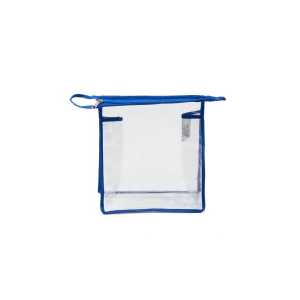 Косметичка Следопыт (ПВХ, на молнии, 19х17х7 см) прозрачный