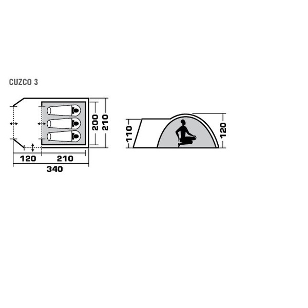 Палатка Trek Planet Cuzco 3