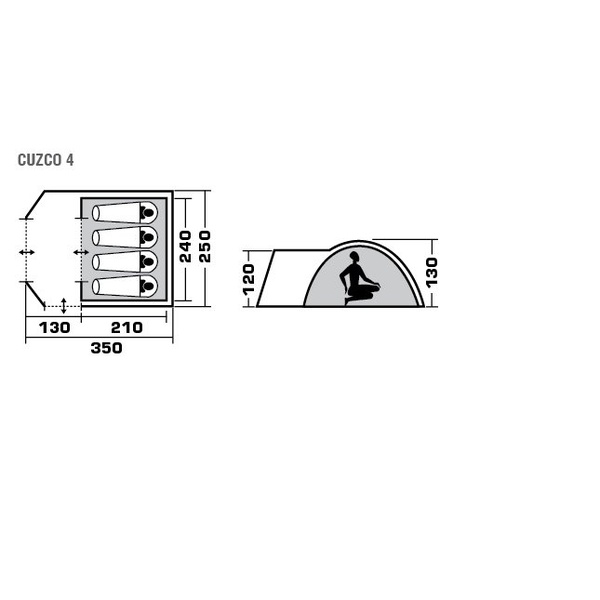 Палатка Trek Planet Cuzco 4