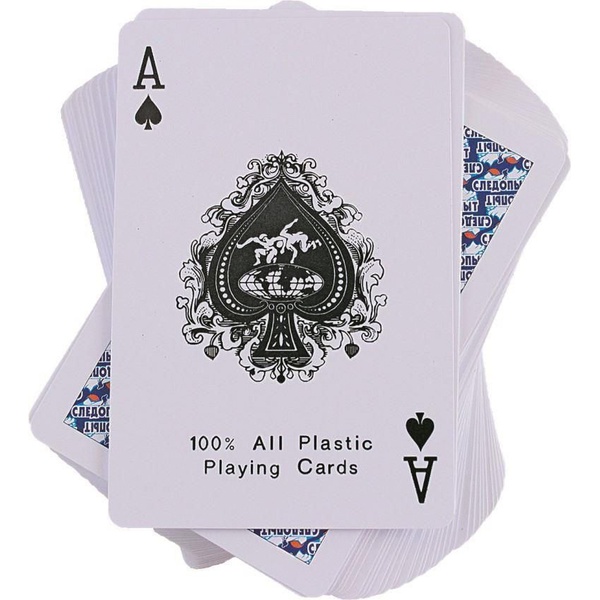 Карты игральные Следопыт влагостойкие