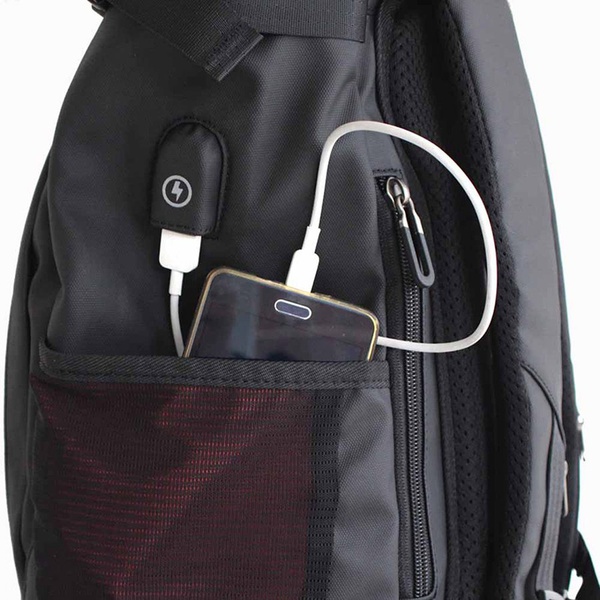 Рюкзак Vargu Roll-X чёрный, 23 л