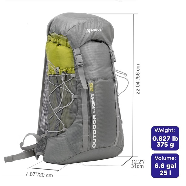 Рюкзак Nisus Outdoor Light 25