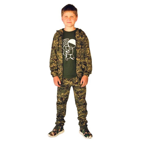 Костюм детский Ursus Тигр (хлопок) серо-зелёная цифра