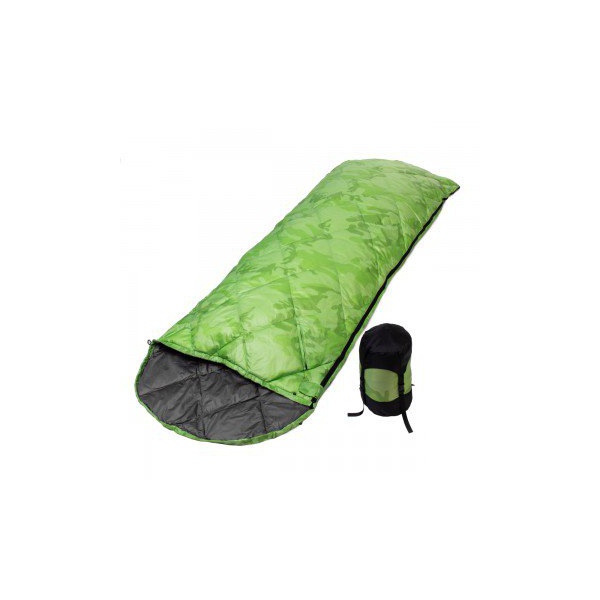 Спальный мешок Premier PR-SB-210x72-G (пух, t-5C) зеленый