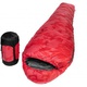Спальный мешок Premier PR-SB-210x80-R (пух, t-20C) красный. Фото 2