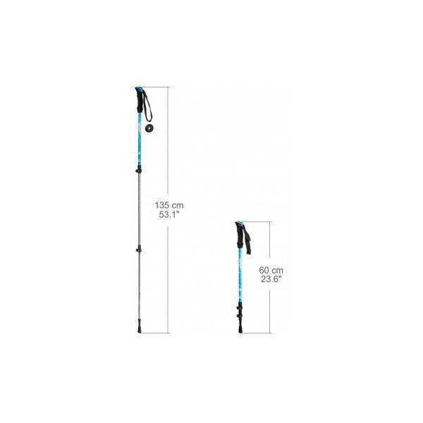 Палки треккинговые Тонар YJQT-32-2-Blue (60 - 135 см) синий