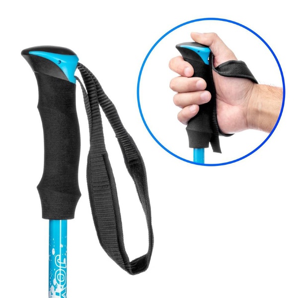 Палки треккинговые Тонар YJQT-32-2-Red (60 - 135 см) красный