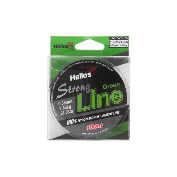 Леска Helios Strong Line Nylon Dark Green 0,35мм/100