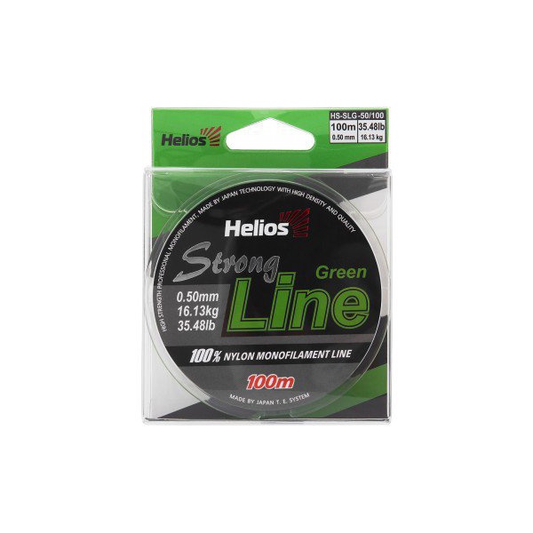 Леска Helios Strong Line Nylon Dark Green 0,50мм/100