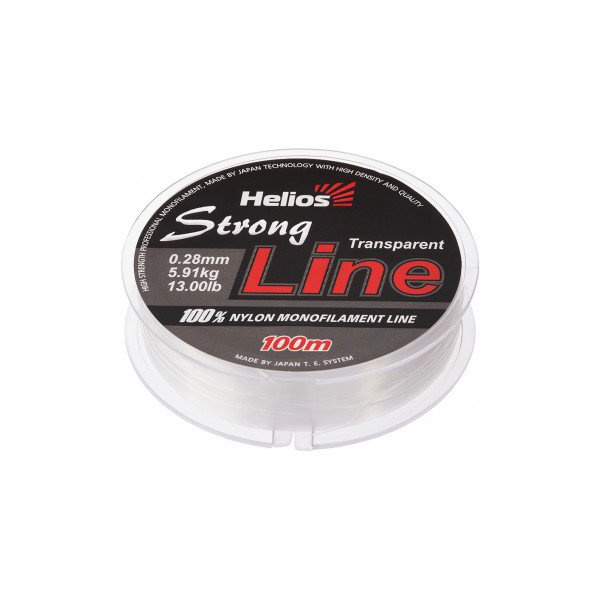 Леска Helios Strong Line Nylon Transparent 0,28мм/100