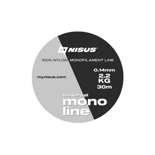 Леска Nisus Monoline Universal (30м/нейлон) 0,14 мм