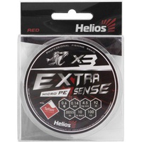 Шнур Helios Extrasense X3 PE Red (92м) 0.14 мм