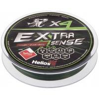 Шнур Helios Extrasense X4 PE Green (150м) 0.14 мм