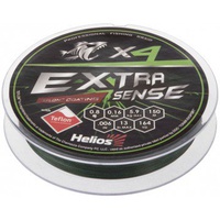 Шнур Helios Extrasense X4 PE Green (150м) 0.16 мм