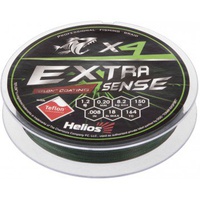 Шнур Helios Extrasense X4 PE Green (150м) 0.20 мм