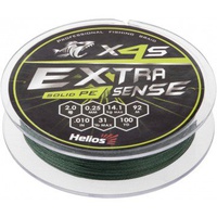 Шнур Helios Extrasense X4S PE Green (92м) 0.25 мм