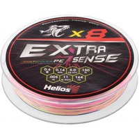 Шнур Helios Extrasense X8 PE Multicolor (150м) 0.14 мм