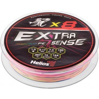 Шнур Helios Extrasense X8 PE Multicolor (150м) 0.17 мм