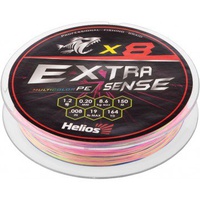 Шнур Helios Extrasense X8 PE Multicolor (150м) 0.20 мм