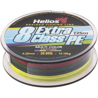 Шнур Helios Extra Class 8 PE Braid (135м) Multicolor, 0.20 мм