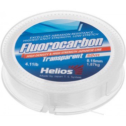 Леска Helios Fluorocarbon Transparent (прозрачный) 0,15мм/50м