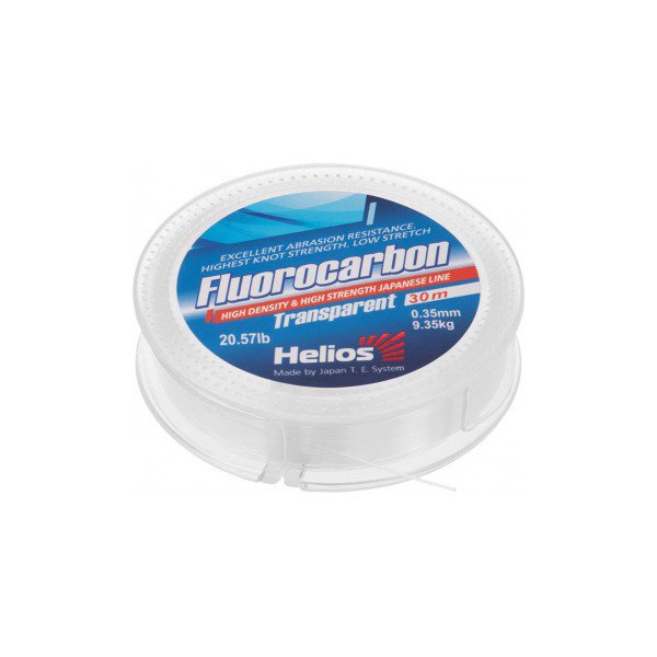 Леска Helios Fluorocarbon Transparent (прозрачный) 0,35мм/30м