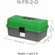 Ящик рыболова Nisus N-FB-2-G ( двухполоч. ) зеленый. Фото 6