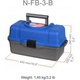 Ящик рыболова Nisus N-FB-3-B ( трёхполоч. ) синий. Фото 2