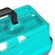 Ящик для снастей Nisus Tackle Box трёхполочный бирюзовый. Фото 5