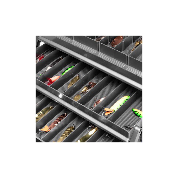 Ящик для снастей Nisus Tackle Box трёхполочный бирюзовый
