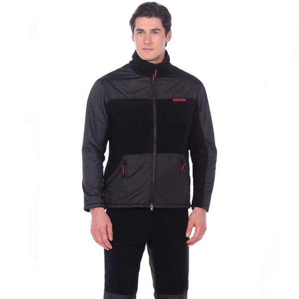 Флисовый костюм Huntsman Пикник-Люкс чёрный