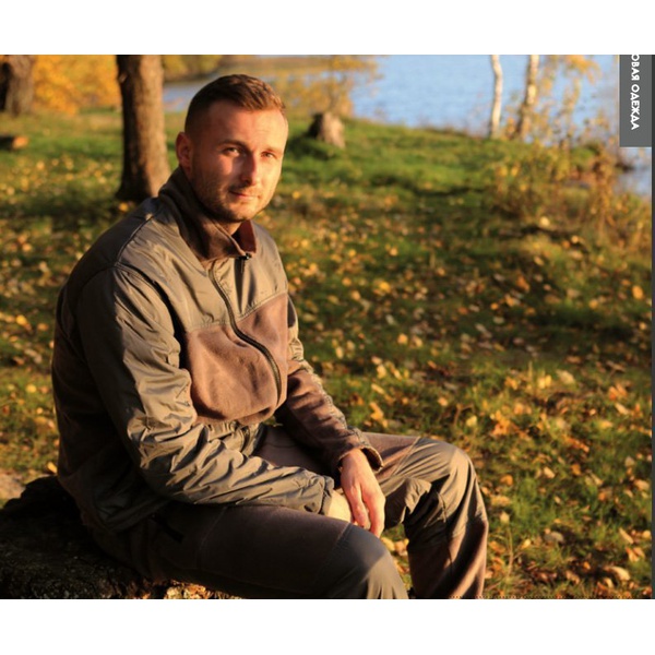 Флисовый костюм Huntsman Пикник-Люкс чёрный